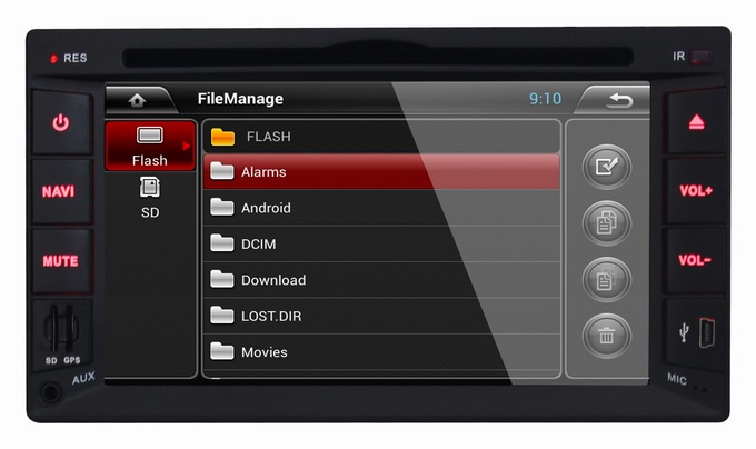 Ouchuangbo Universal Car DVD GPS Navigation Android 4.2 System USB iPod 3G Wifi Radio Player OCB-2815B