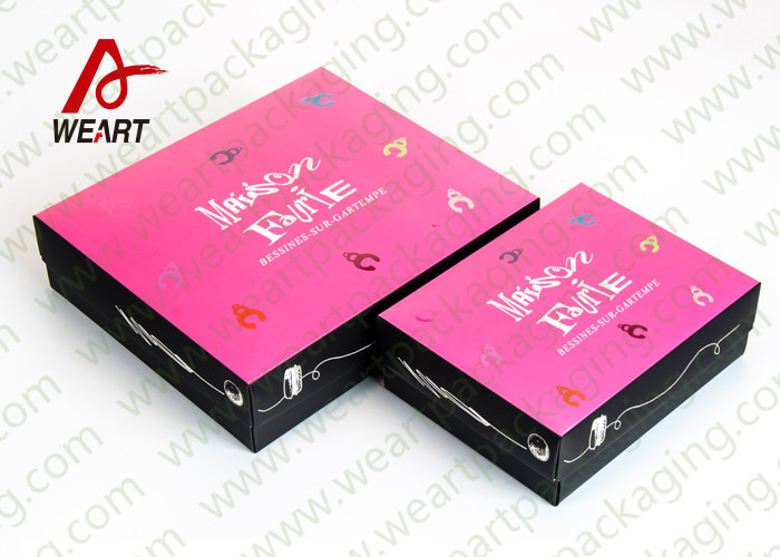 Glossy Hand Bag Leather Cosmetic Box , Custom Cardboard Display Boxes With Logo