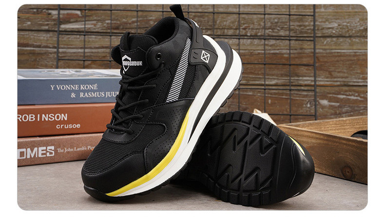 Light Work Shoes Kevlar Anti-proof Safety Sheos Novel Fashionable Mens Comfortable Safety Shoes Practical