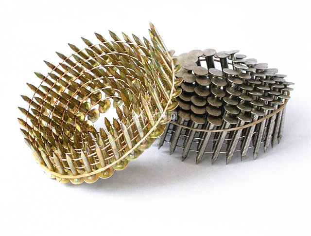 15 Degree E. G. Wire Welded Coil Roofing Nails 32mm