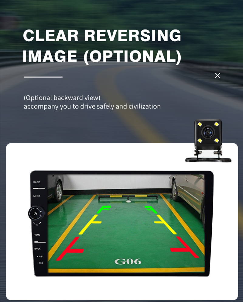 3G/4G Sim Card Connection Universal 9" QELD Car Radio with Apple Carplay and Android Auto