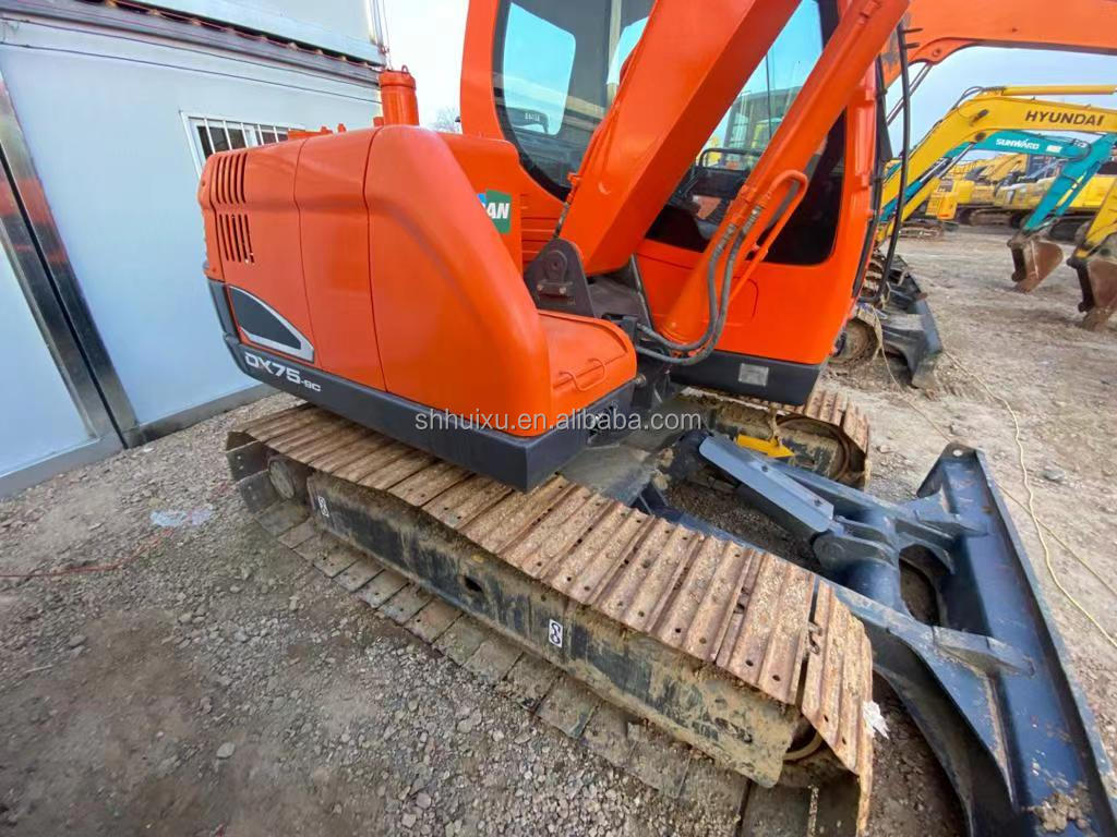 used carwler excavator/ best quality used doosan75 Korea origin used mini digger Doosan75