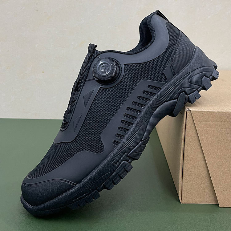 Ultra light automatic buckle training shoes, breathable training running shoes