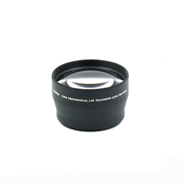 Wide Angle 72mm 2.0 X Telephoto Lens Macro Lens Attachment For DC / DV