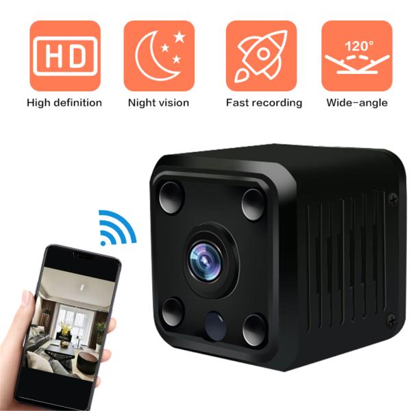 Mini Spy Hidden 1080P Camera WiFi Wireless Cloud Storage Micro SD Audio Video CCTV Small Security Camera