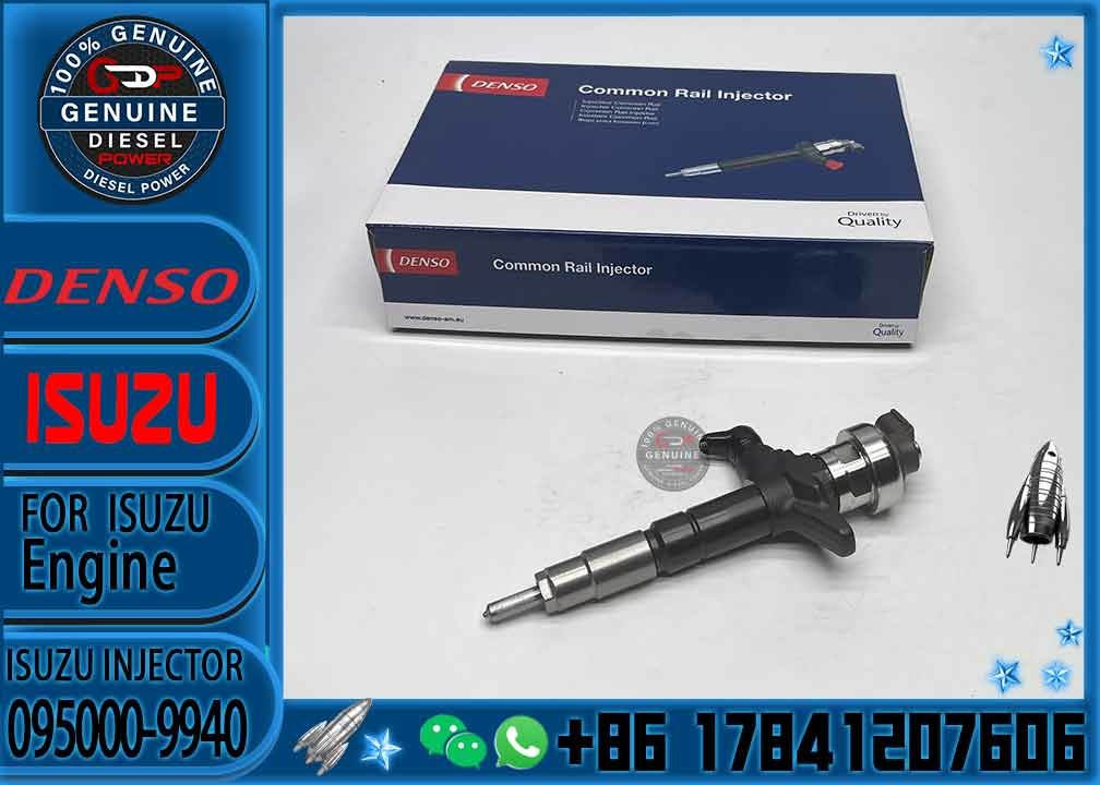 Diesel Fuel Injector Common Rail Injector Assembly 095000-9940 8-98246130-0 8982461300 0950009940 for ISUZU 4JJ1 D-max 3