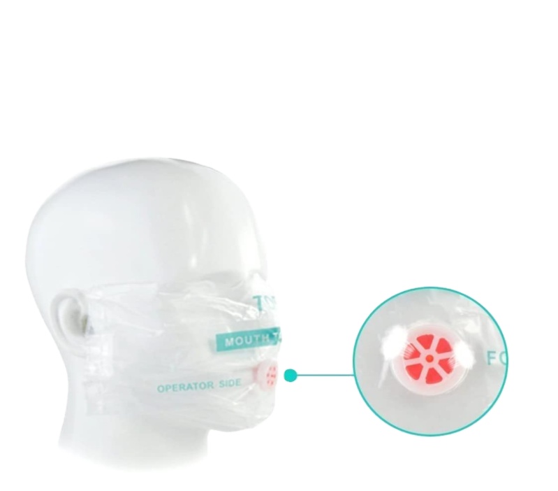 CPR manikin face shields first aid training CPR mask one way value face shield