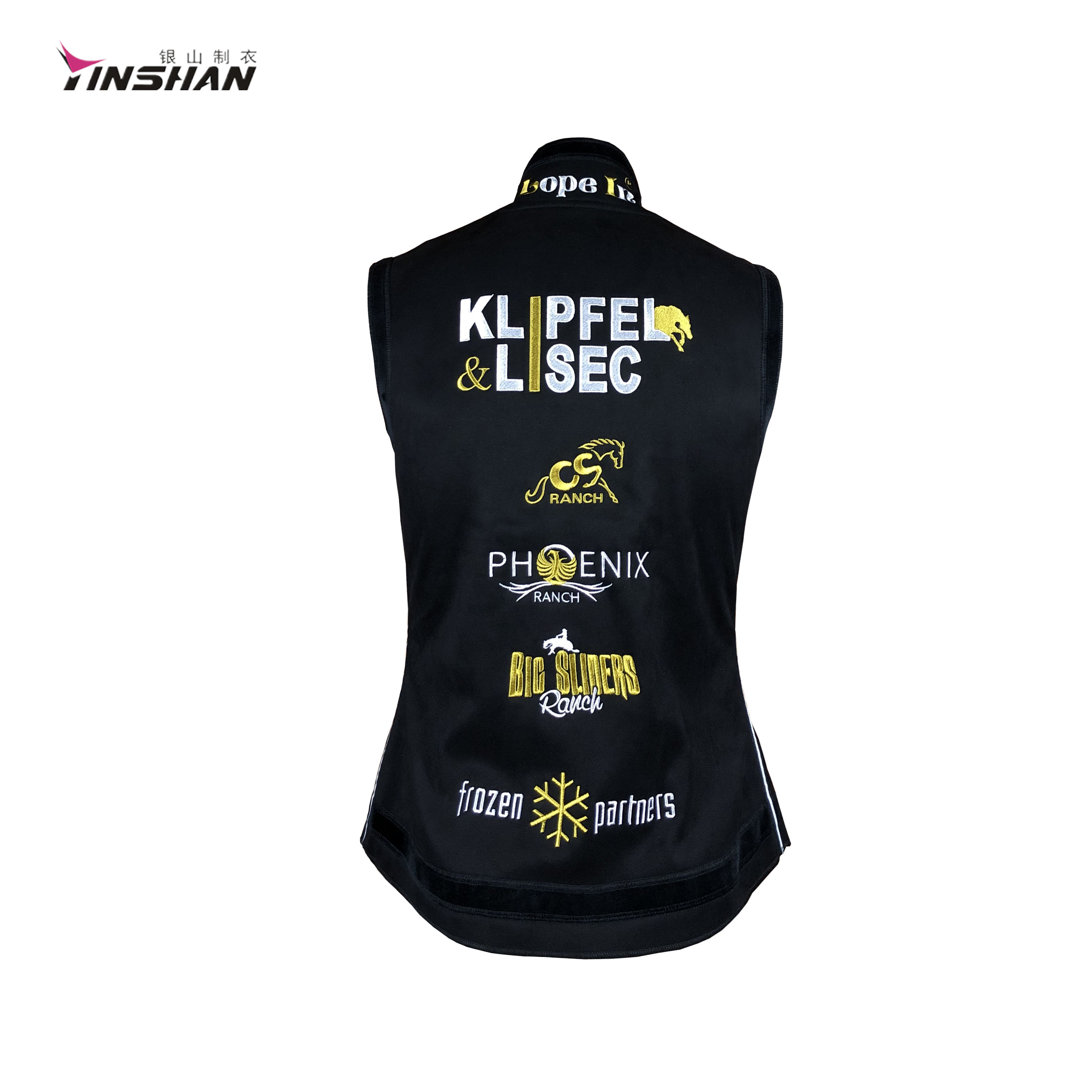 Motorcycle Auto Racing Wear Men's Softshell Vests for Winter Sports Custom Team Name
