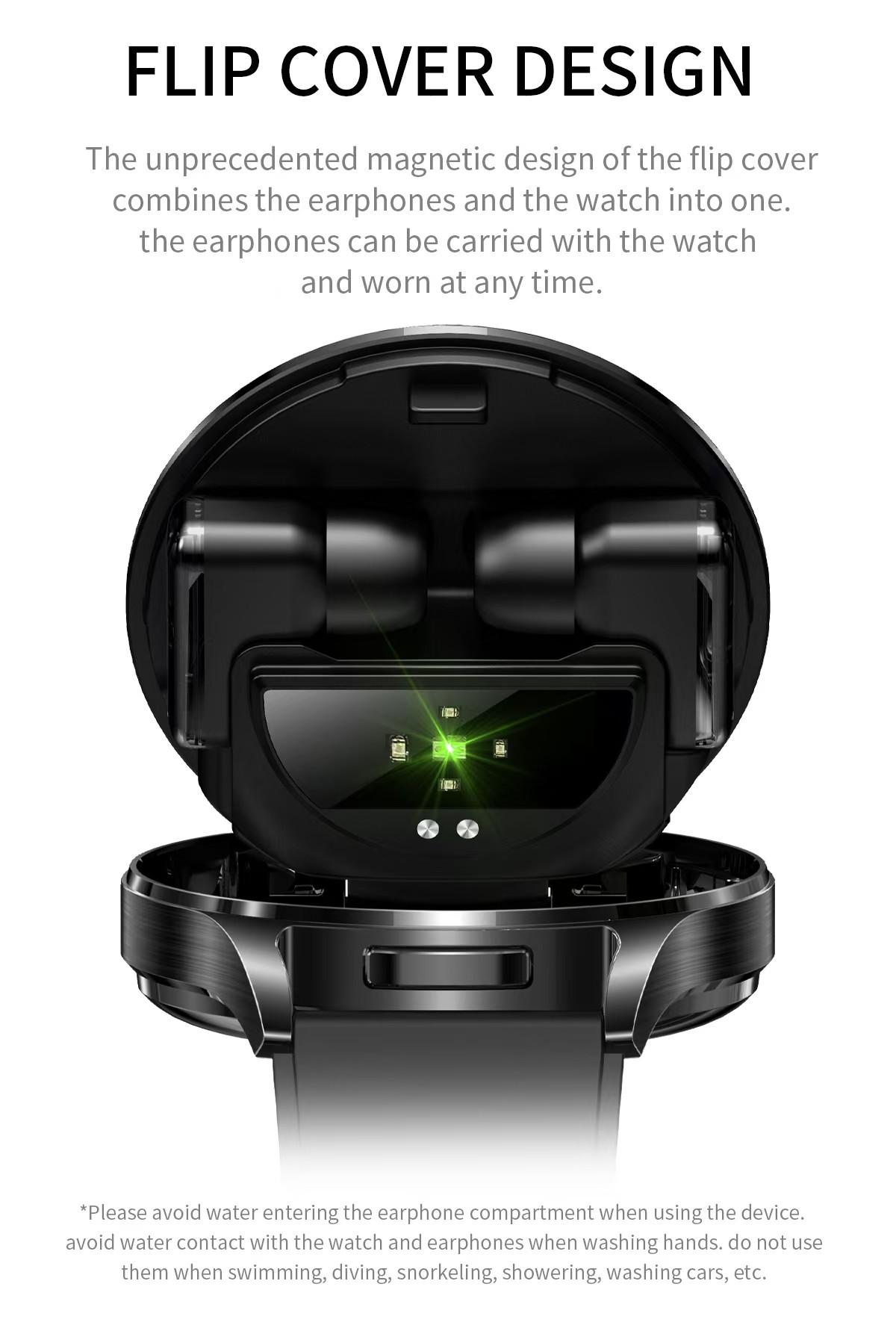 T97 Smartwatch Earbuds 2 In 1 1.39 Inch IPS Smart Watch TWS With Wireless 280mAh
