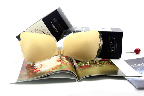  New fashion Strapless silicone adhesive butterfly sticky bra