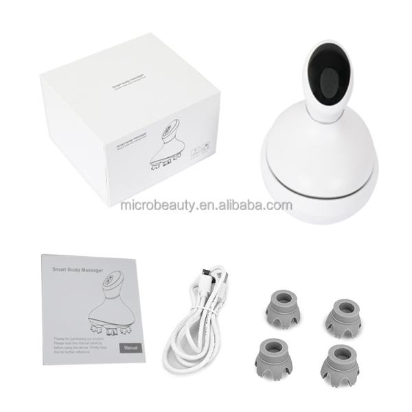 High Speed Vibration Head Scalp Massager Electric Silicone Hair Scalp Massager