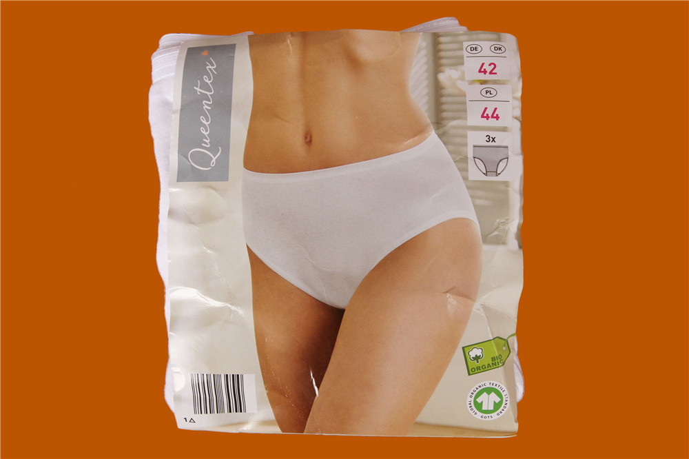 White Pure Cotton Ladies Briefs Breathable Womens Seamless Briefs