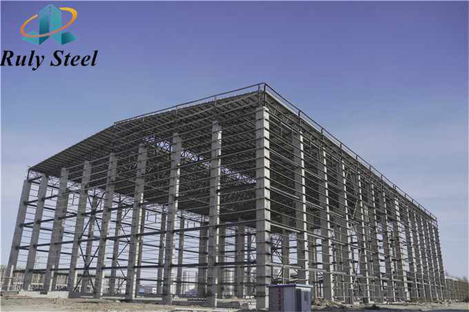 Industrial Prefabricated Light Steel Structure Warehouse Building H Section Construction Produced By China