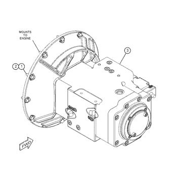 TQerpillar 5319886 Parts scheme PUMP GP-MAIN HYDRAULIC