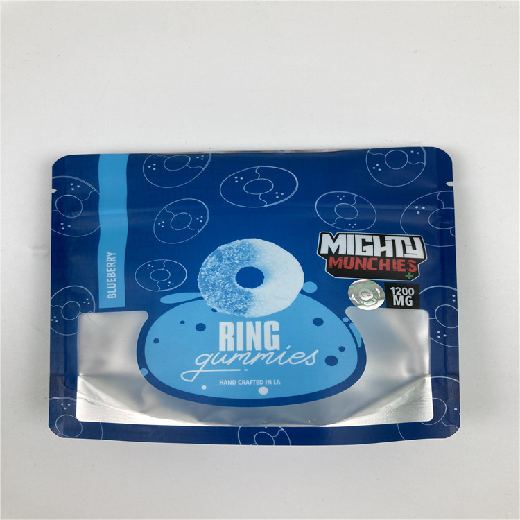 Child Proof Smell Proof foil Pouch packaging For 3.5g Candy / Cookies / Dried Flower Seeds Mylar Bag