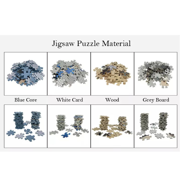 1000 Pieces Cardboard Rainbow Jigsaw Puzzle IQ Game ASTM Certificated