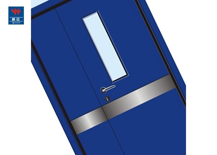 Hospital Internal Acoustic Fire Rated FD30 Double Leaf Steel Door