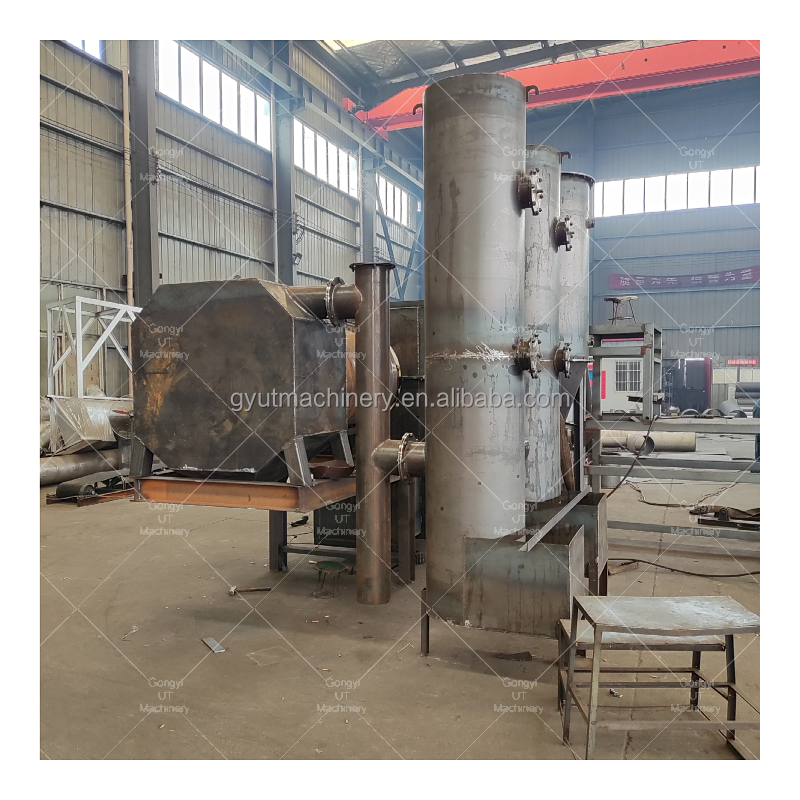 Electric Control Cabinet Biochar Sawdust Charcoal Heating Furnace with UT Machinery Engine