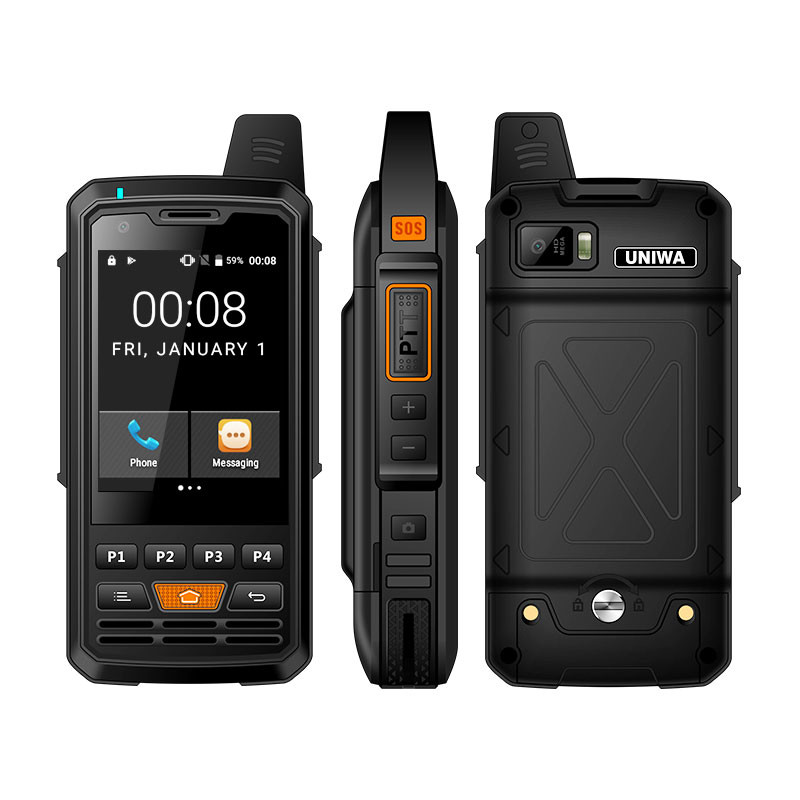 GSM WIFI Android 5W 1500mAh Lte Intercom 4G Walkie Talkie