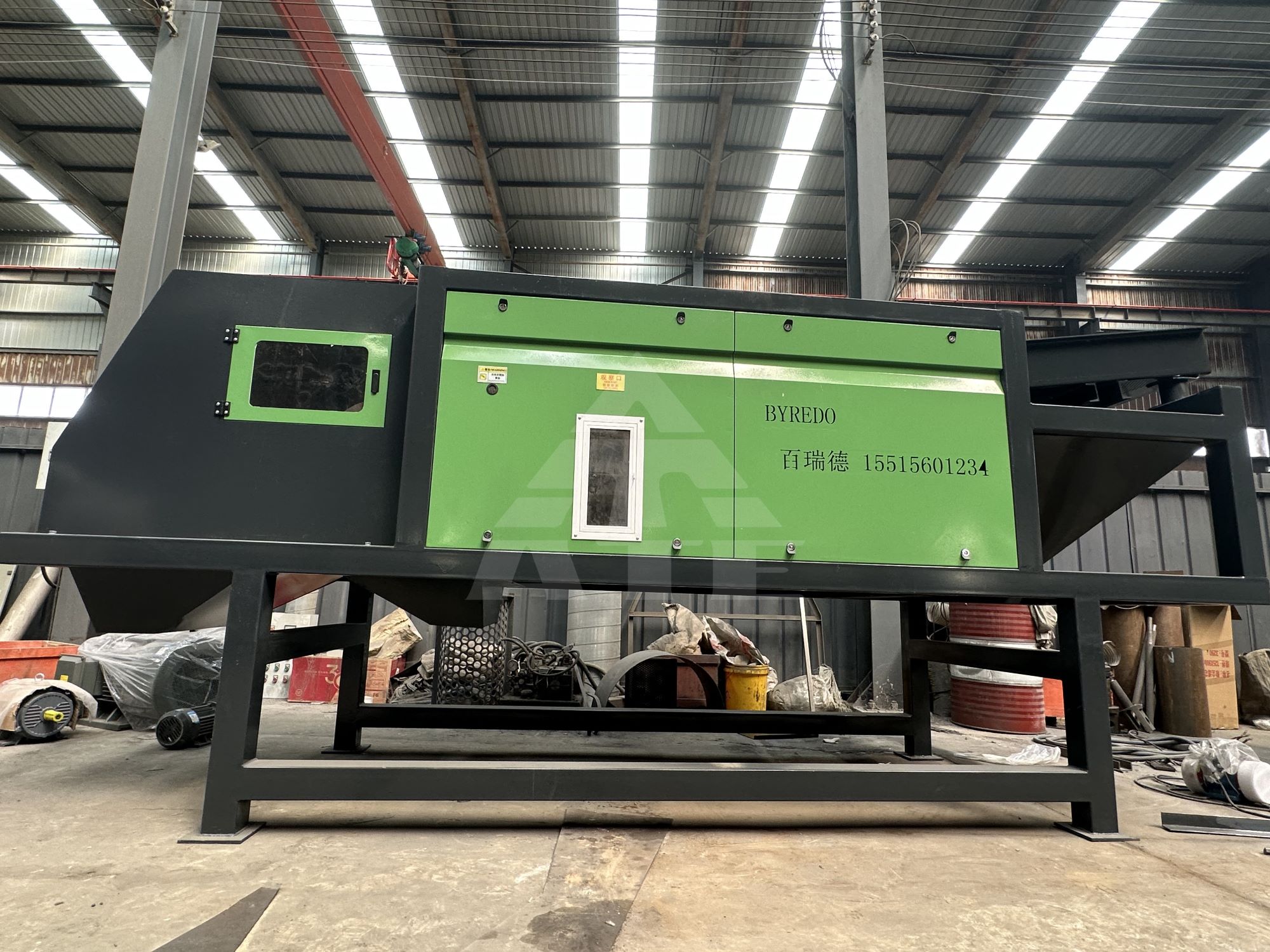 Waste Motor Sorting Machine Iron Sand Magnetic Separator Machine Eddy Current Separator for Aluminum