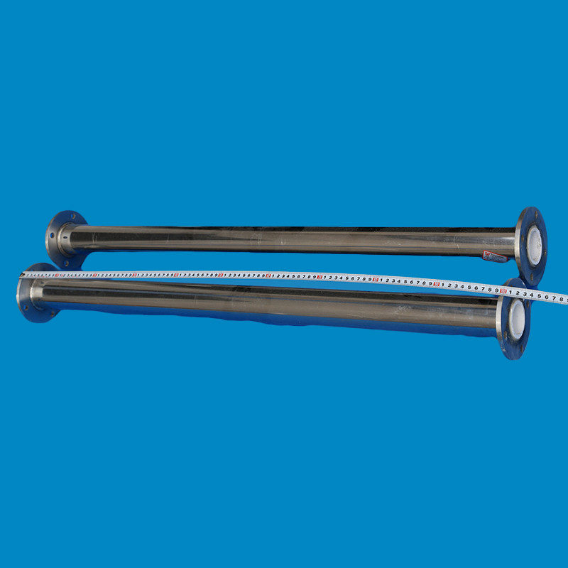 Lightweight Polyurethane Coated Alumina Ceramics Lined Pipe For Powder Conveying Wear Resistant Pipeline