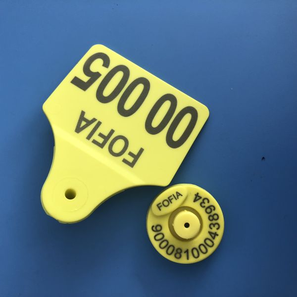 Free Sample NFC RFID Ear Tag with 5 Years Guarantee for Livestock Animal Tracking