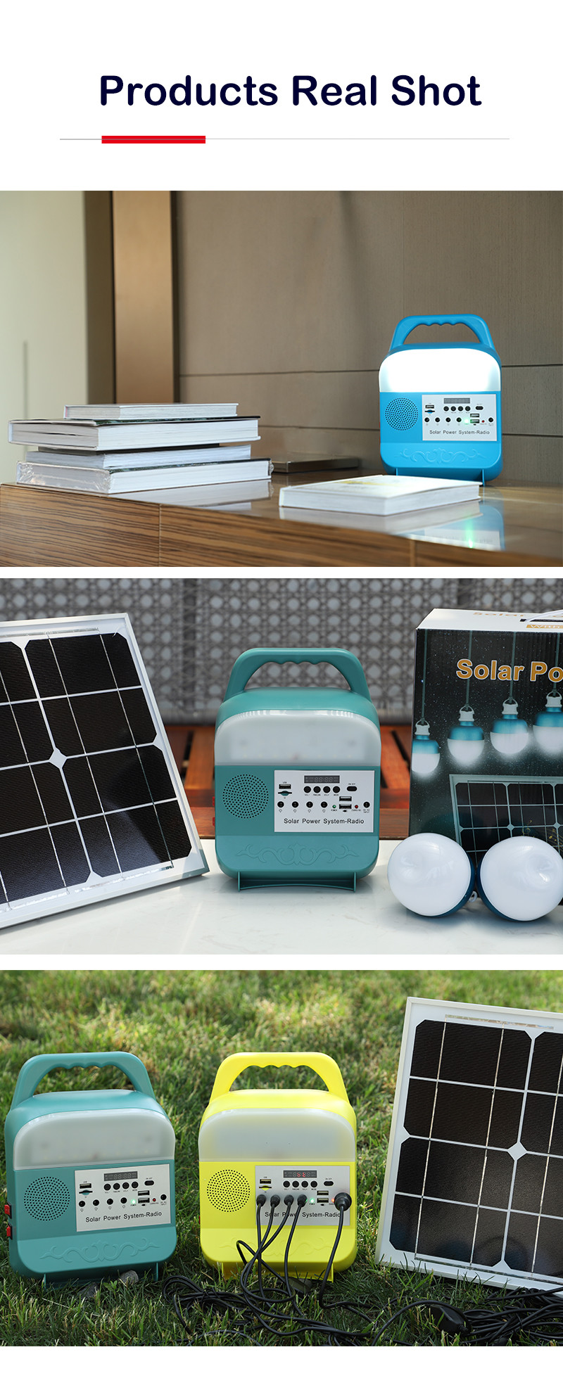 3W Portable Solar Camping Light 2.3kg For Outdoor Cell Light
