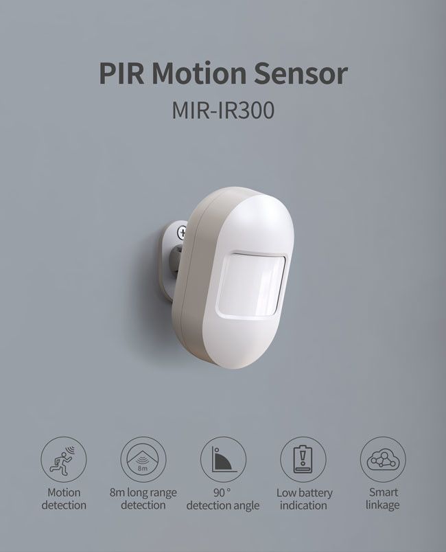 ROHS WiFi PIR Motion Sensor 1.5V Battery Smart Home Motion Sensor
