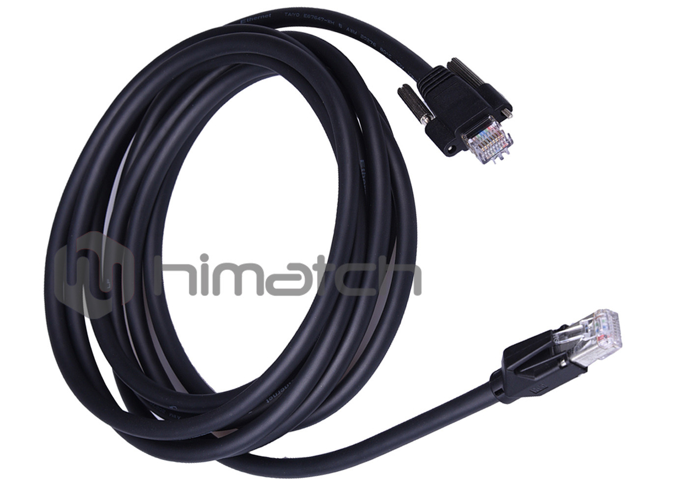 Shielded CAT5e Gigabit Ethernet Cable 5.0 Meter For GiGEt Vision Camera for locomotive track