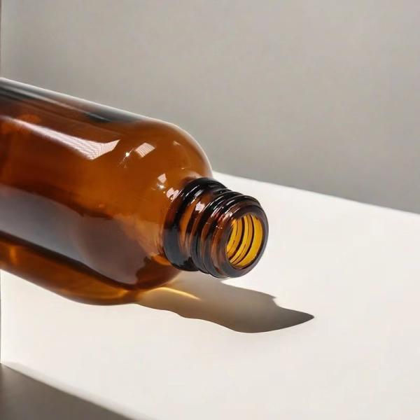 Brwon 10ml Glass Dropper Bottle For CBD liquids And Essential Oils