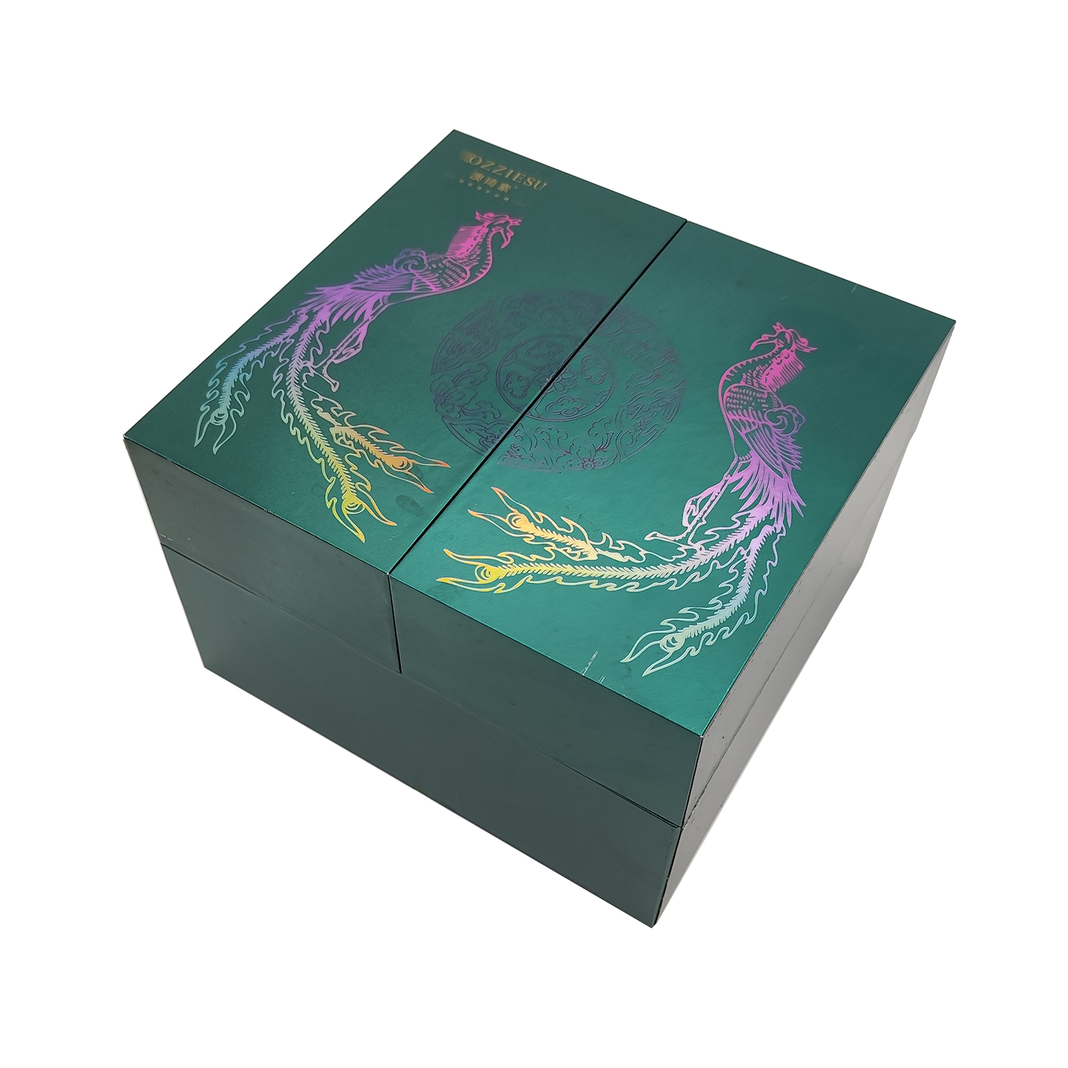 Skincare Cosmetic Gift Box Packaging Paperboard Magnetic Flip Top Box With Window