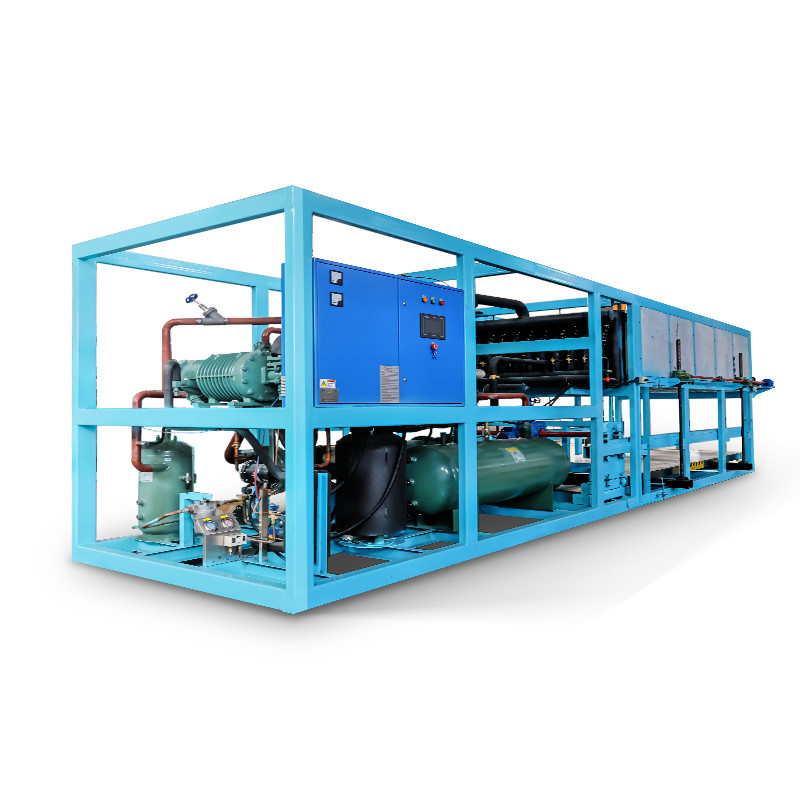 L*W*H mm 6450*2360*2530mm Direct Cooling Block Ice Machine with 1
