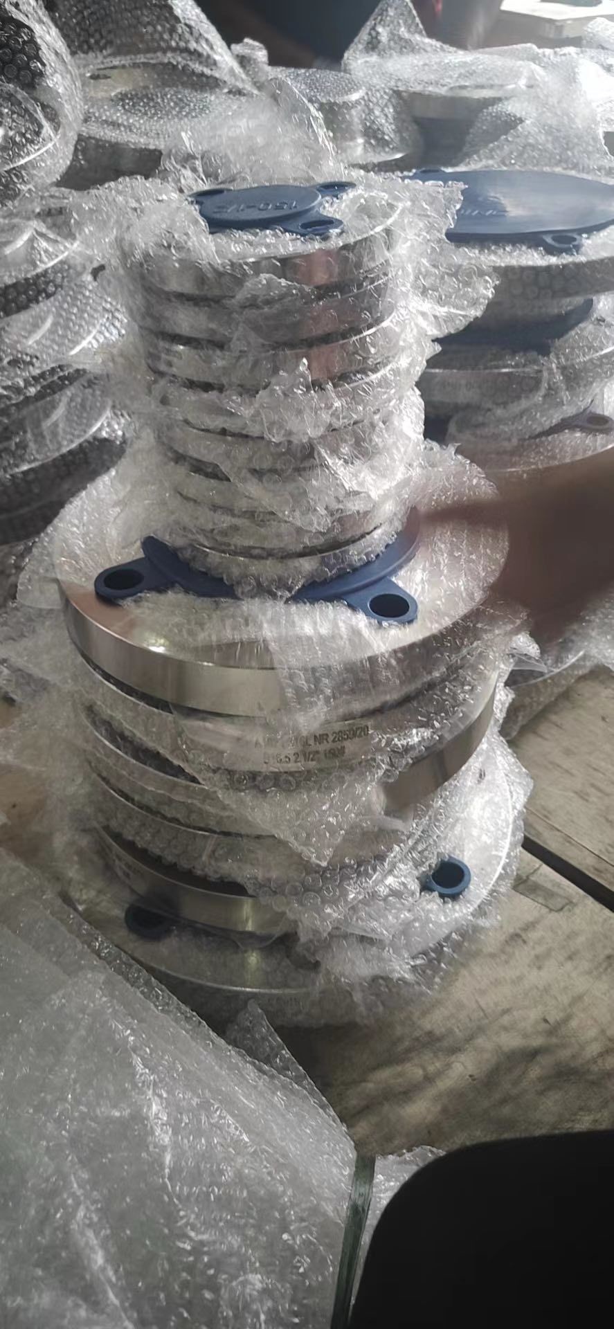 4" ASTM A182 Cl1 CLASS 600 RF ASME B16.5 Forged Steel WN Flange For Oil Gas Pipeline
