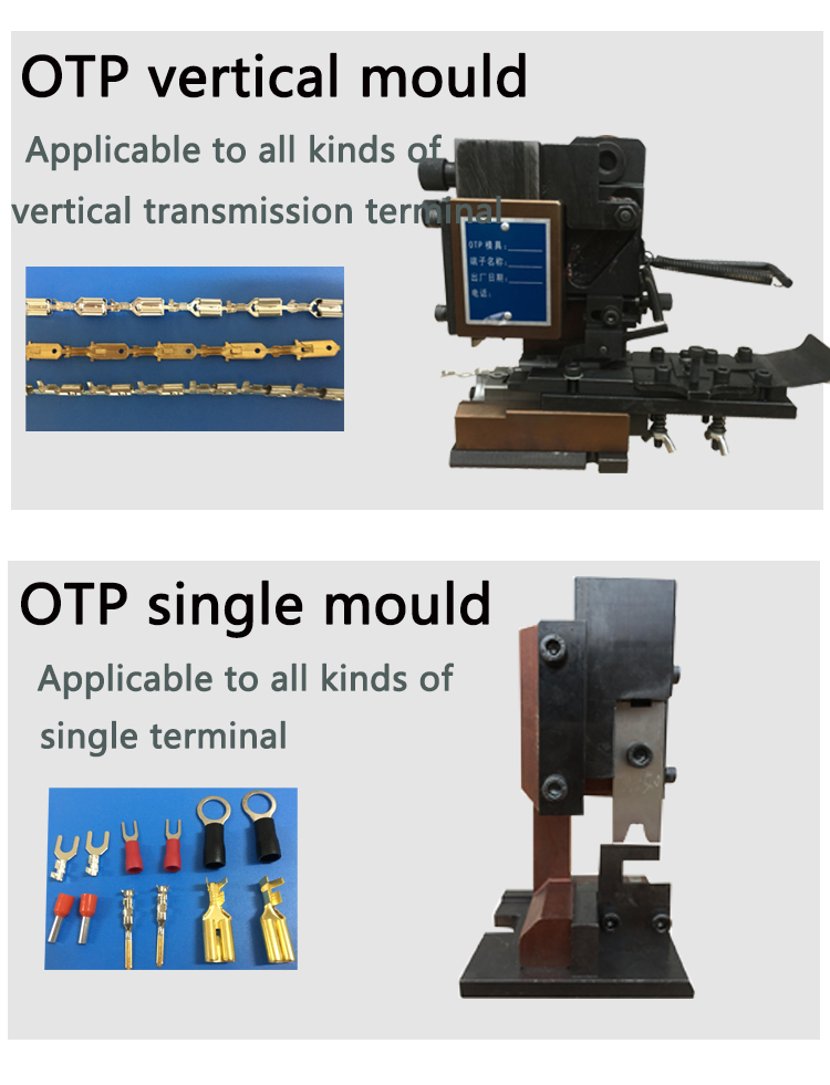 Horizontal Feed Terminal Crimping Machine High Precision Customized OTP Blade Applicator