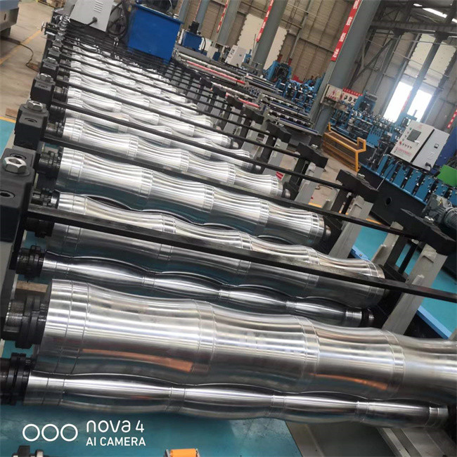 Metal Roof Panel Glazed Tile Roll Forming Machine Color Steel For Building Material