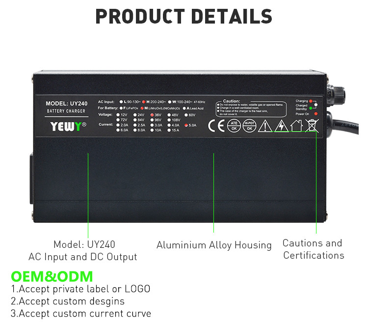 All Purpose 36V 5A Golf Cart Battery Charger With Smart Charging Technology