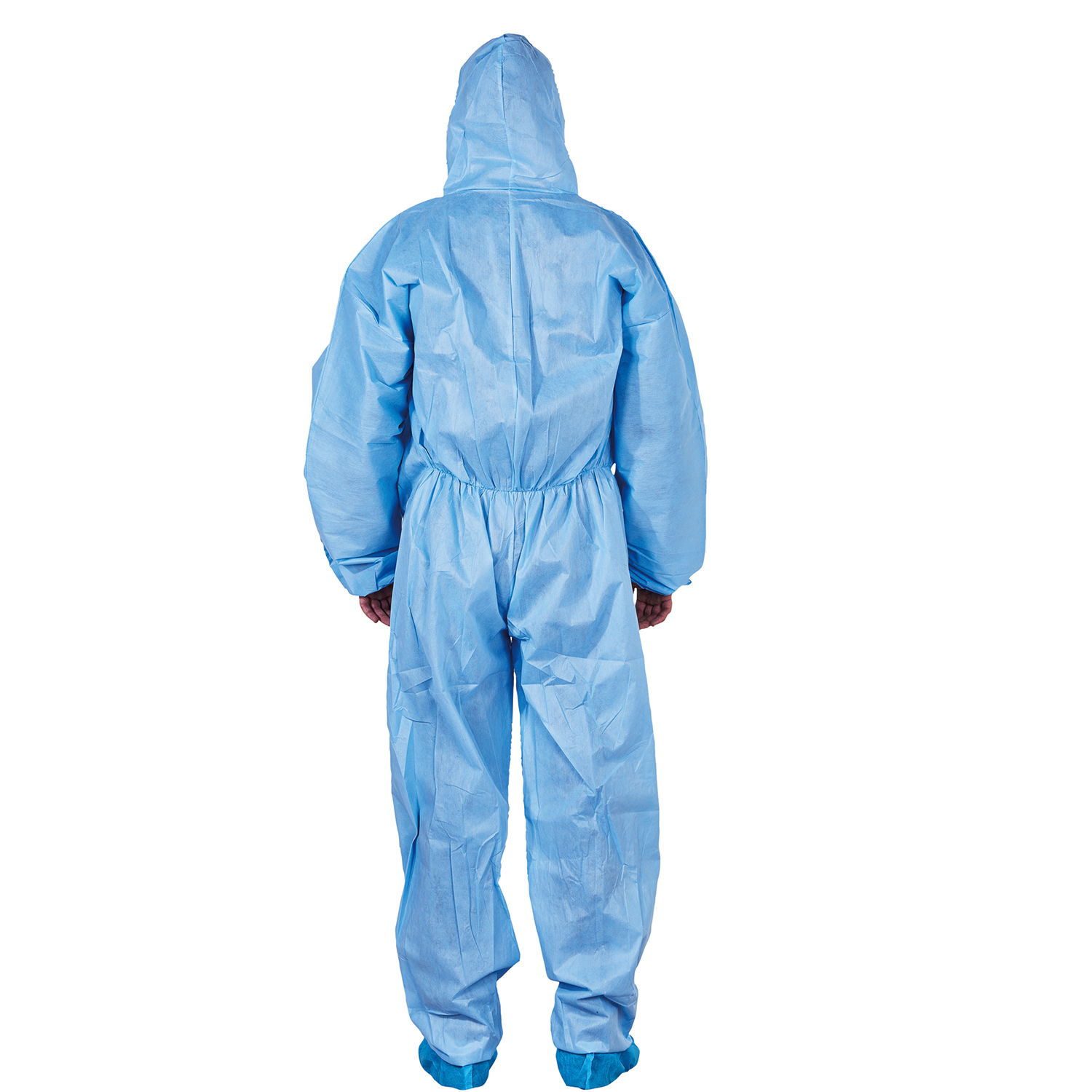 CX-3 Disposable Coveralls Elastic Cuff Zipper Snap Design for Hooded Body Protection