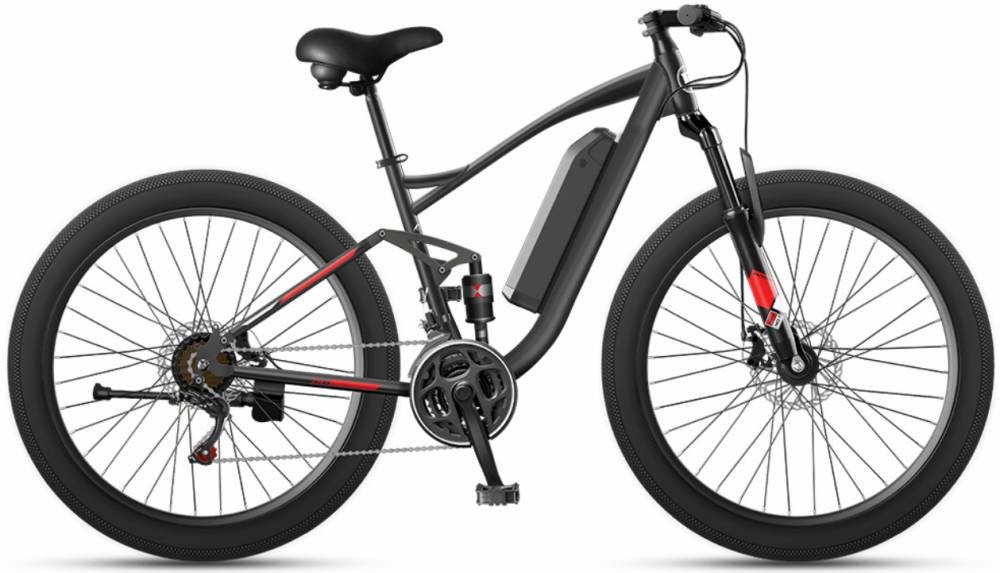 Full Suspension Fat Tire Electric Bike 750w 1000w 48v Electric High Carbon Snow Bike 26 Inch