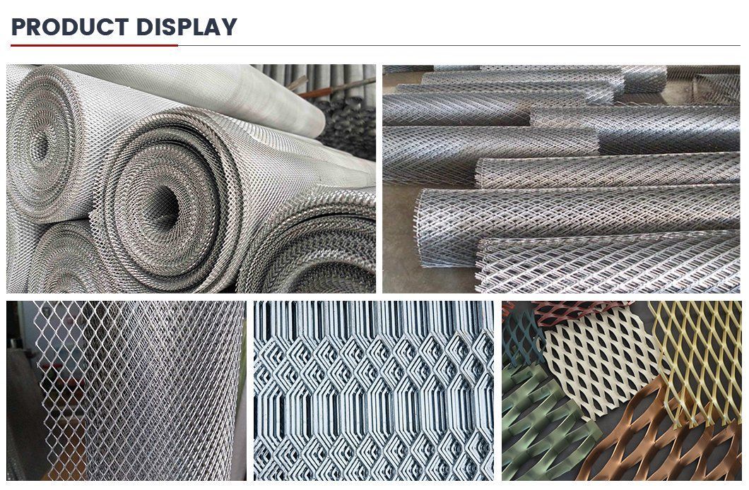 Galvanized Sheet Round Hole Slotted Metal Mesh Machine Perforated Sound Mesh Architectural Decorative Expanded Metal Perforated Aluminum Sheet Mesh
