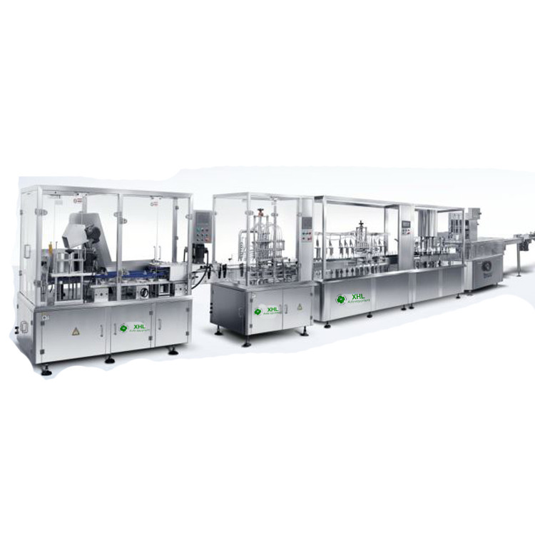 High Speed Liquid Filling, Stoppling, Cap Turning and Packaging Production Line of 50-500 Ml Sterile Eye Drop Bottles