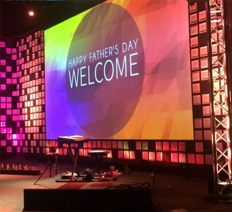 Stage Backdrop 3 In 1 P3.91 Aluminum Indoor Meeting LED Video Wall