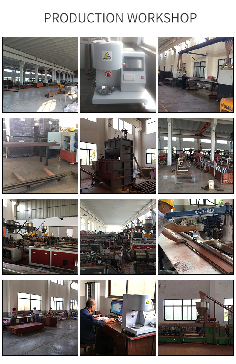 Traditional Design WPC Flooring Composite Decking Board for Outdoor 18-25mm Thickness