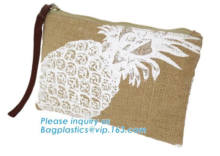 Multifunctional jute bag with low price,Natural Burlap Tote Bags Reusable Jute Bags with Full Gusset,shoulder strap plai