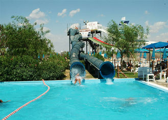 China Eco-friendly  Amusement Water Park Slides Funny Theme Park Tube Slide With 12m Heigth supplier