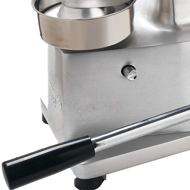 Manual Burger Forming Machine Polished Finish Stainless Steel Material
