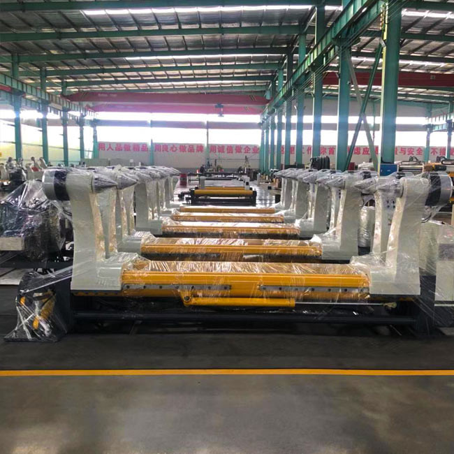 Shaftless Automatic Hydraulic Mill Roll Stand Corrugated Sheet Production Line For Paper Roll