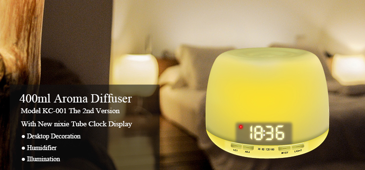 Ultrasonic Nebulizer Electronic 400ml Aromatherapy Essential Oil Diffuser