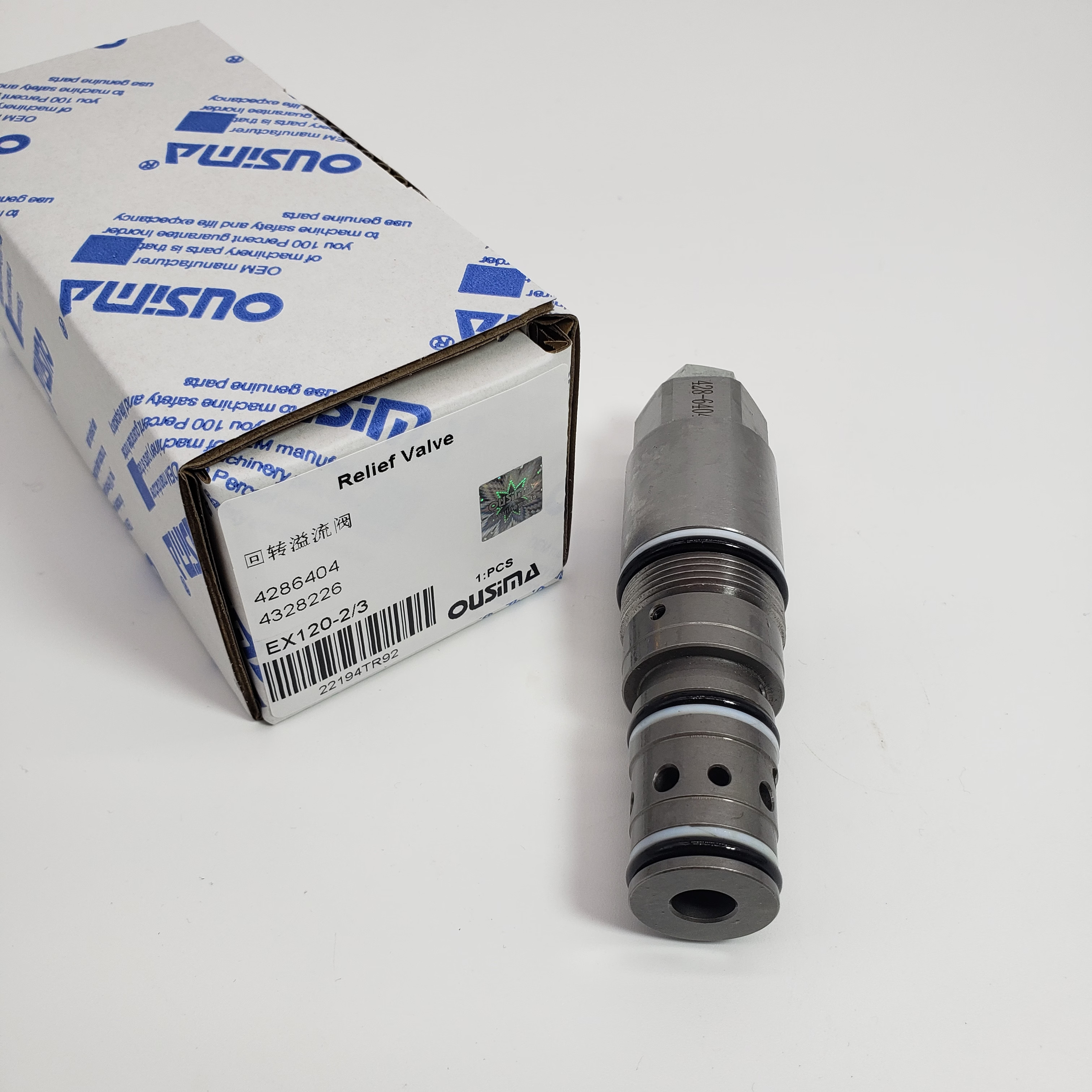 4286404 4328226 Hydraulic Relief Valve For Hitachi EX120-2 EX120-3 EX120-5