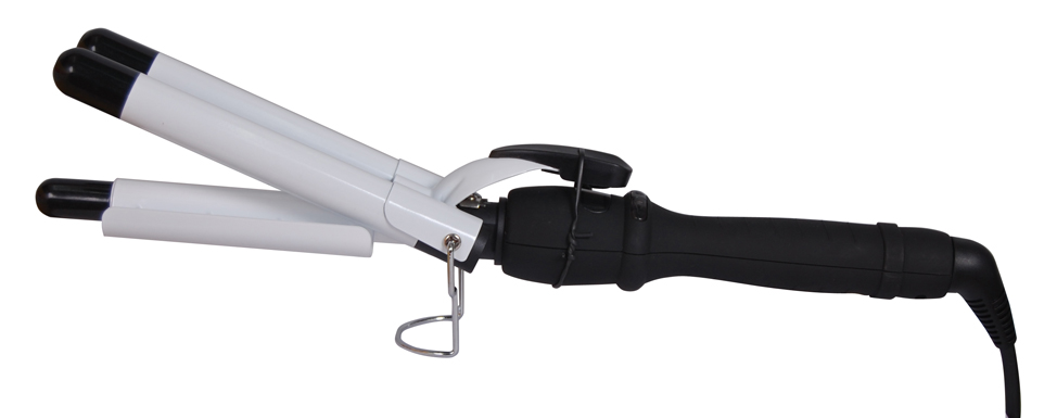 Triple Wave curling iron JR-266-19# white