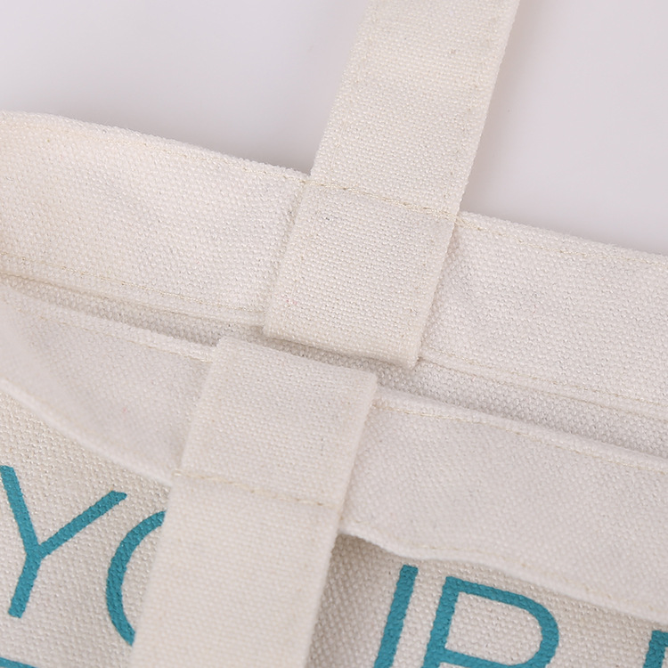 ODM Foldable Eco Canvas Bags Cotton Canvas Tote Shopper Bag